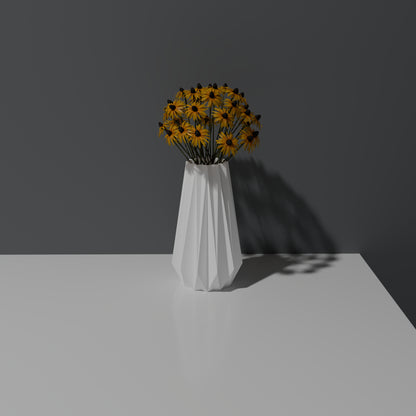 Vase Triangulaire Nervuré
