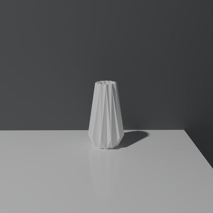 Vase Triangulaire Nervuré