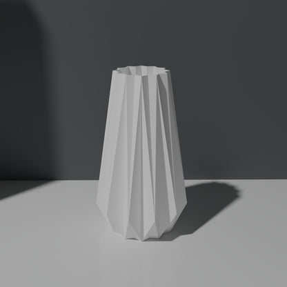 Vase Triangulaire Nervuré